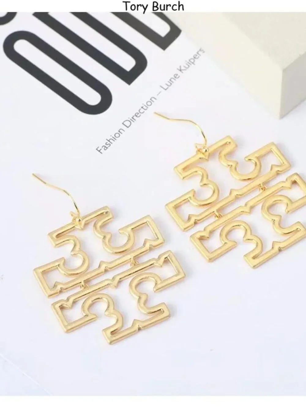 Tory Burch gold earrings
